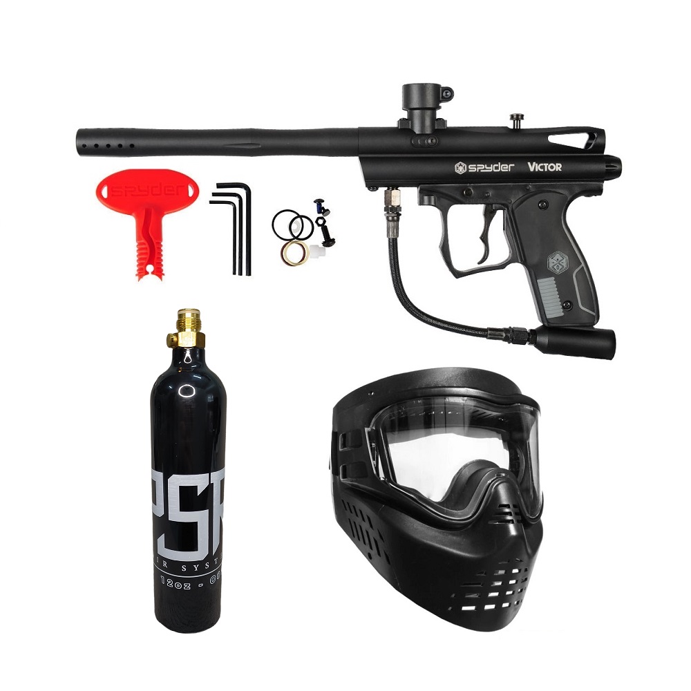 Kit Marcador Spyder Victor Completo . Bravo Paintball