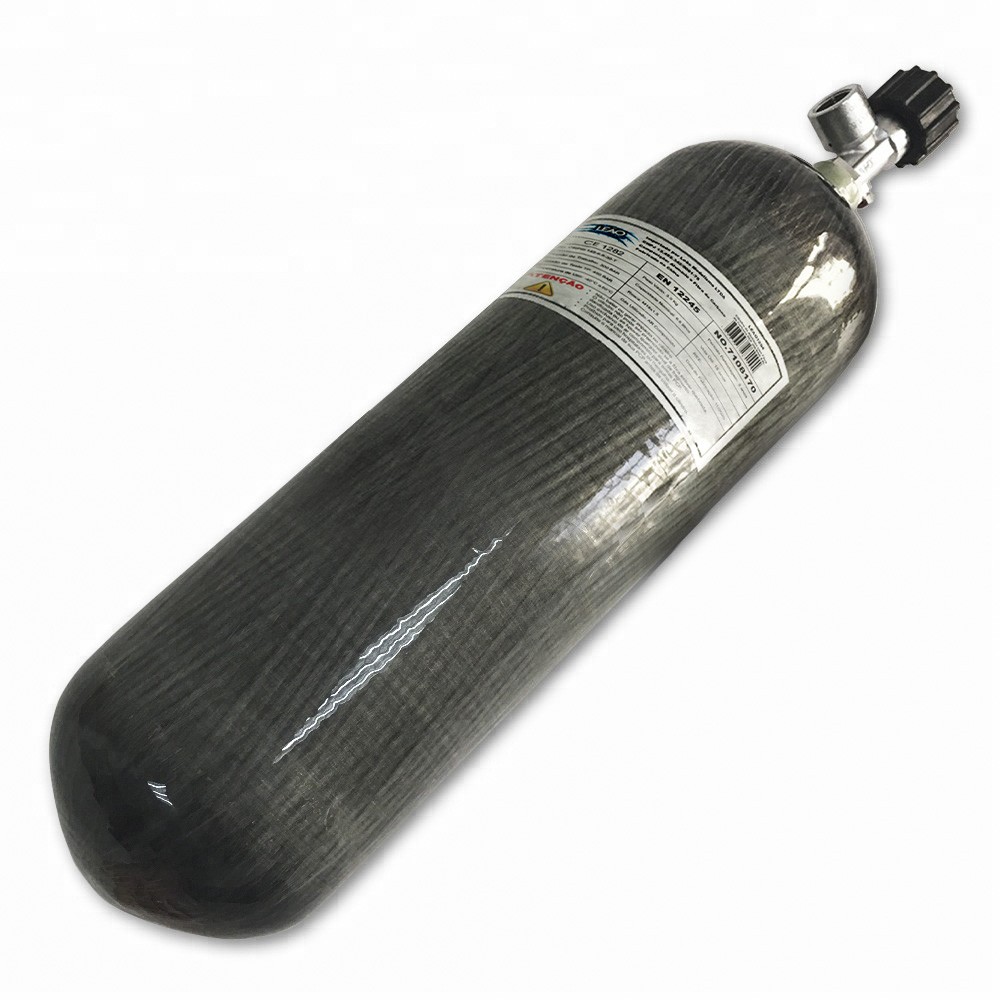 Cilindro De Fibra Para Ar Comprimido- 300 Bar 3L – Com Válvula