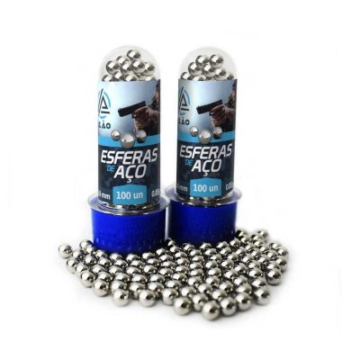 Esfera de Aço Níquel 6mm Leão - 100 Unidades