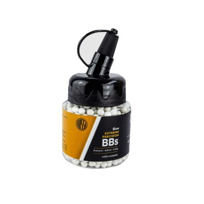 Bolinha BBS Rossi 0.20 Airsoft 6mm 1.000un Pote